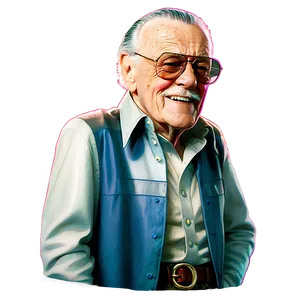 Marvel Comics Legend Stan Lee Png Vfj PNG Image