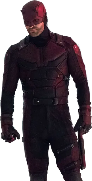 Marvel Daredevilin Red Suit PNG Image