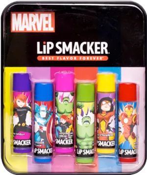 Marvel Lip Smacker Collection Pack PNG Image