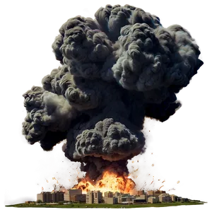 Massive Explosion Scene PNG 04302024 PNG