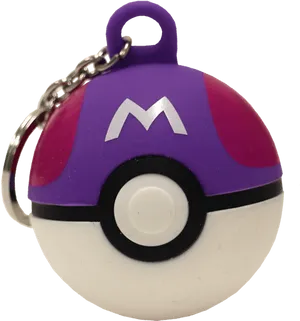 Master Ball Keychain Pokemon Accessory PNG Image