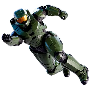 Master Chief Action Pose Png Eyt PNG Image