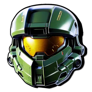 Master Chief Helmet Graphic Png 06132024 PNG Image