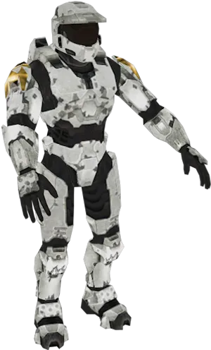 Master Chief Standing Pose PNG Image