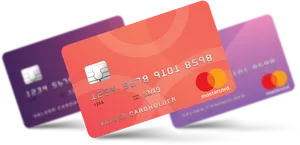 Mastercard Credit Cards Variety PNG Image