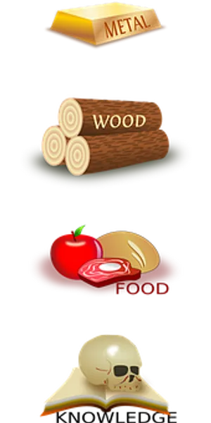 Material_ Icons_ Metal_ Wood_ Food PNG Image