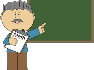 Math Teacher Clipart PNG Image