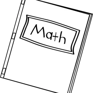 Math Textbook Cover Illustration PNG Image