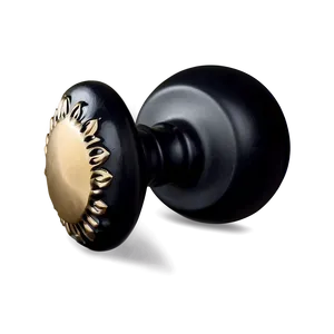 Matte Black Doorknob Png Nwd PNG Image