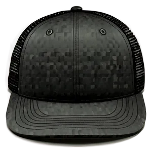 Matte Black Trucker Hat Design Png Whv21 PNG Image