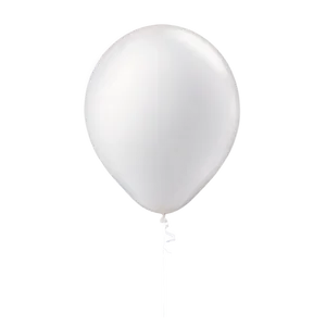 Matte White Balloon Png 06212024 PNG Image