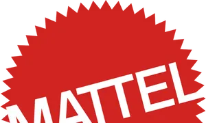 Mattel Logo Red Background PNG Image