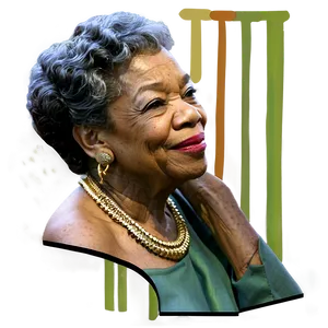 Maya Angelou Black History Month Png 88 PNG Image