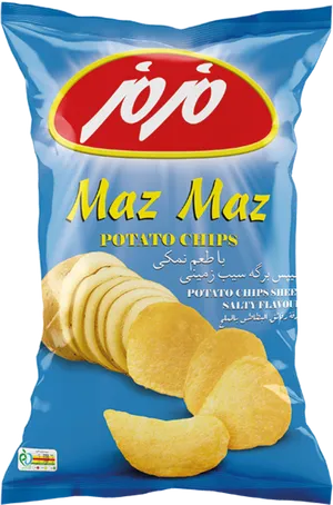 Maz Maz Potato Chips Package PNG Image