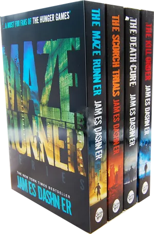 Maze Runner Book Series Collection PNG Image