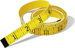 Measuring Tape Illustration PNG Image