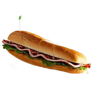 Meaty Sub Sandwich Png Kjf PNG Image