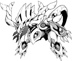 Mecha Dragon Manga Art PNG