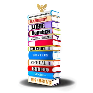 Medical Books Stack Png Ywl PNG Image