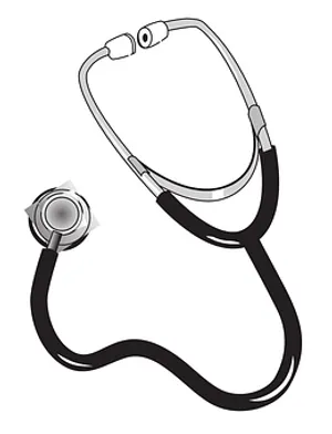 Medical Stethoscope Vector Illustration PNG Image