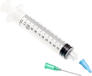 Medical Syringeand Needle PNG Image