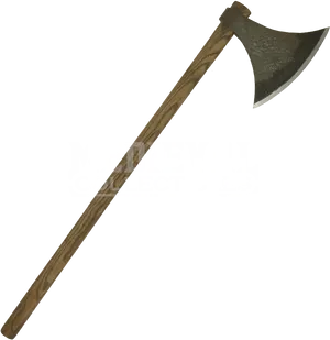 Medieval Axe Transparent Background PNG Image