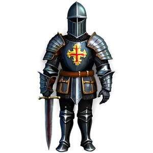 Medieval Black Knight Png 14 PNG Image