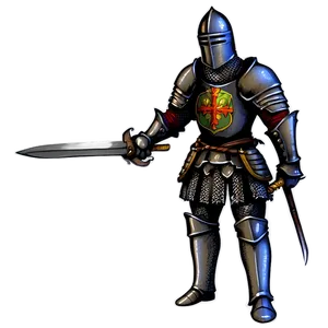 Medieval Black Knight Png Lri PNG Image