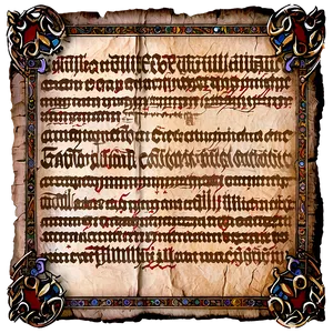 Medieval Gothic Text PNG 5 PNG