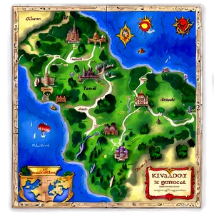 Medieval Kingdom Map Png Ljc40 PNG Image