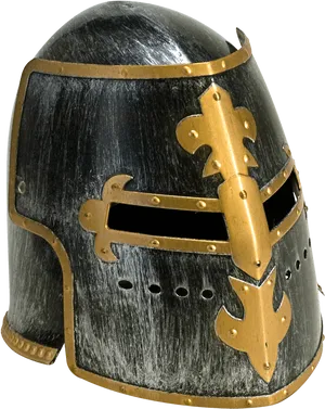 Medieval Knight Helmet PNG Image