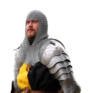 Medieval Knight Portrait PNG Image