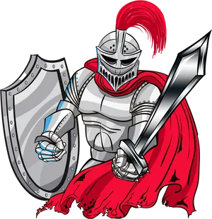 Medieval Knightin Armor PNG Image