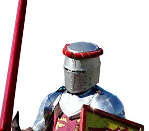 Medieval Knightin Armor PNG Image