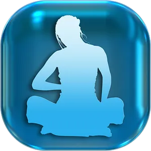 Meditation App Icon PNG Image