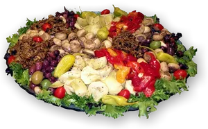 Mediterranean Antipasto Platter PNG Image
