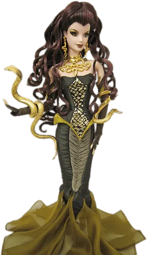 Medusa Barbie Doll PNG Image