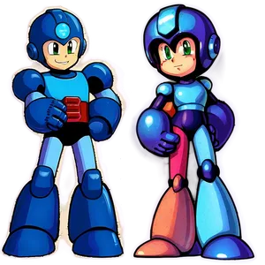 Mega Man 2 Classic Scene Png Mtr13 PNG Image