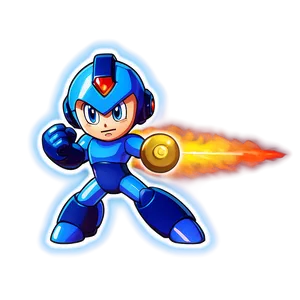 Mega Man Energy Blast Png 06242024 PNG Image