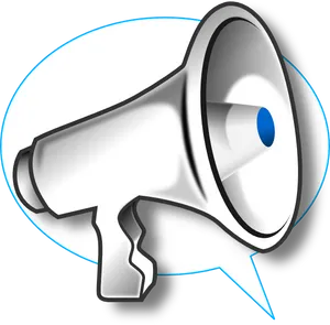 Megaphone Icon Graphic PNG Image