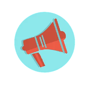 Megaphone Icon Graphic PNG Image