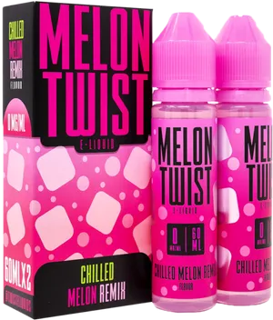 Melon Twist E Liquid Packaging PNG Image