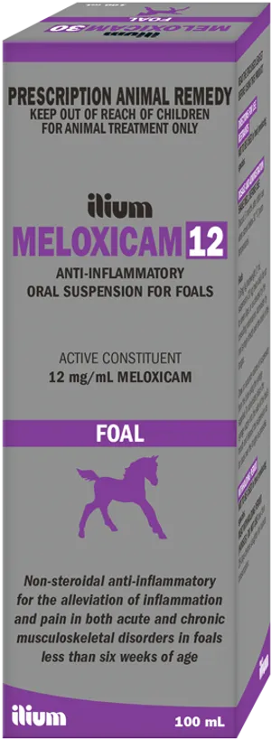 Meloxicam12 Anti Inflammatory Oral Suspension For Foals PNG Image