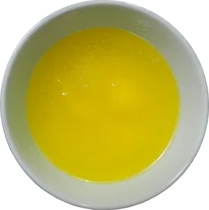 Melted Butterin White Bowl PNG Image