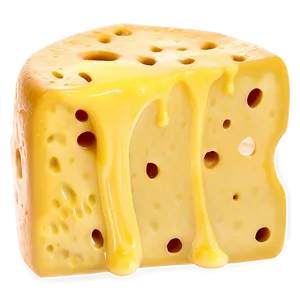 Melted Swiss Cheese Png Dde PNG Image