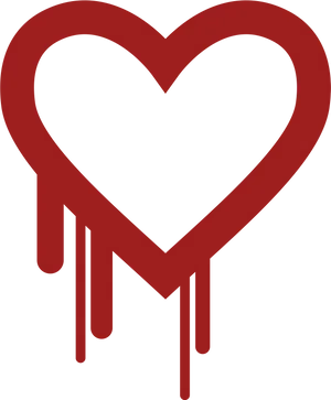 Melting Heart Outline Graphic PNG Image