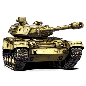 Menacing Battle Tank Png Ghm55 PNG Image