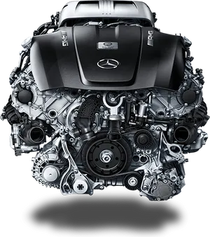 Mercedes A M G Engine Complexity PNG Image