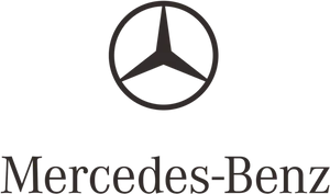 Mercedes Benz Logo Dark Background PNG Image