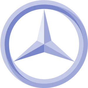 Mercedes Benz Logo Design PNG Image